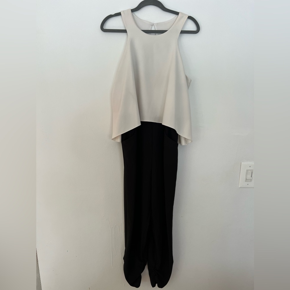 Design Lab black & white jumpsuit